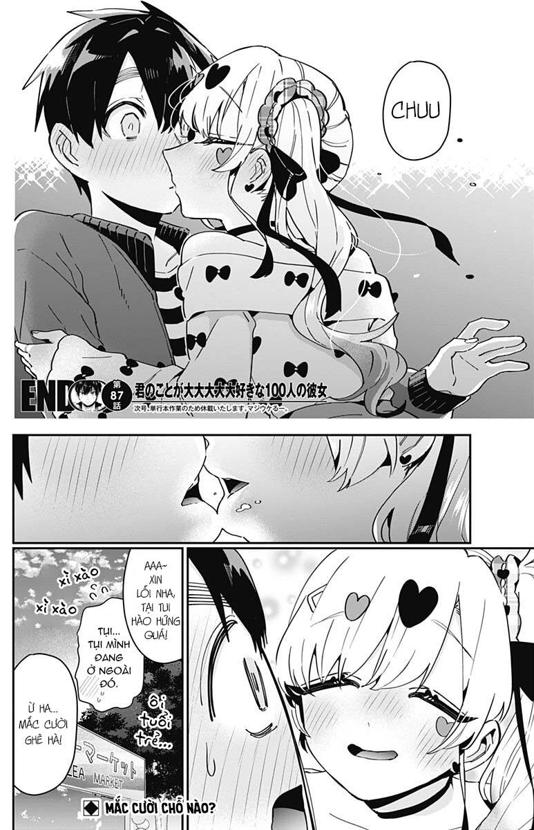 Kimi No Koto Ga Dai Dai Dai Dai Daisuki Na 100-Nin No Kanojo Chapter 87 - Trang 2