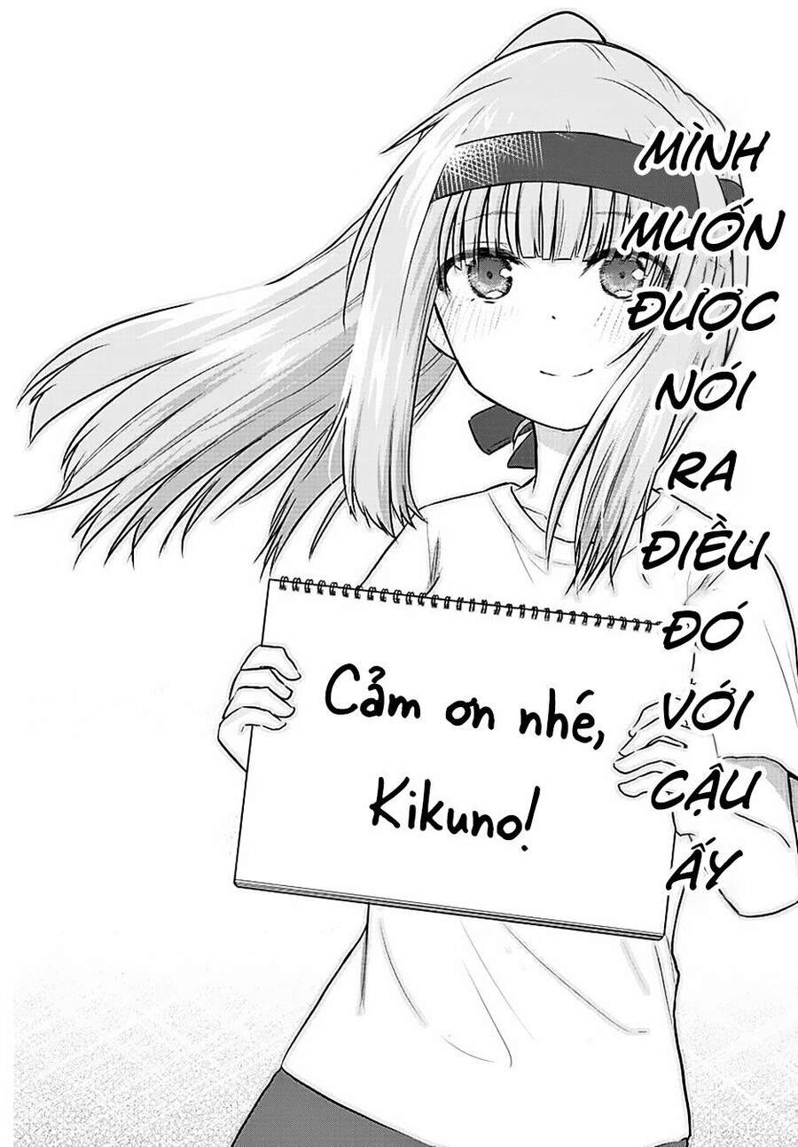 Koe Ga Dasenai Shoujo Wa “Kanojo Ga Yasashisugiru” To Omotte Iru Chapter 33 - Trang 2