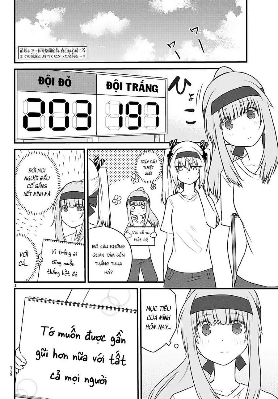 Koe Ga Dasenai Shoujo Wa “Kanojo Ga Yasashisugiru” To Omotte Iru Chapter 34 - Trang 2