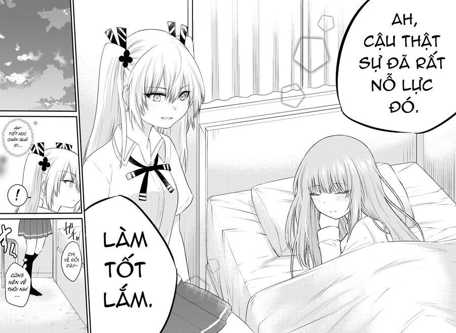 Koe Ga Dasenai Shoujo Wa “Kanojo Ga Yasashisugiru” To Omotte Iru Chapter 40 - Trang 2
