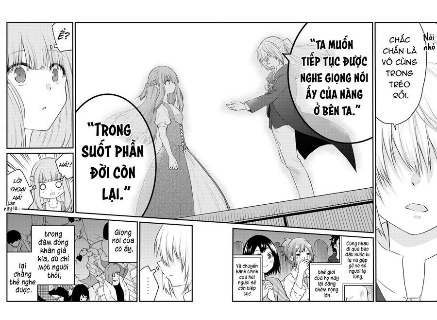 Koe Ga Dasenai Shoujo Wa “Kanojo Ga Yasashisugiru” To Omotte Iru Chapter 59 - Trang 2