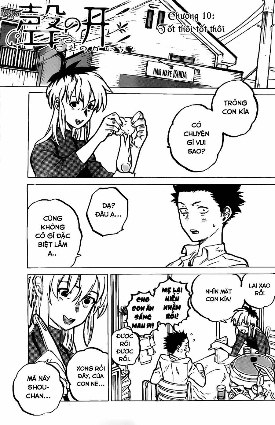 Koe No Katachi Chapter 10 - Trang 2