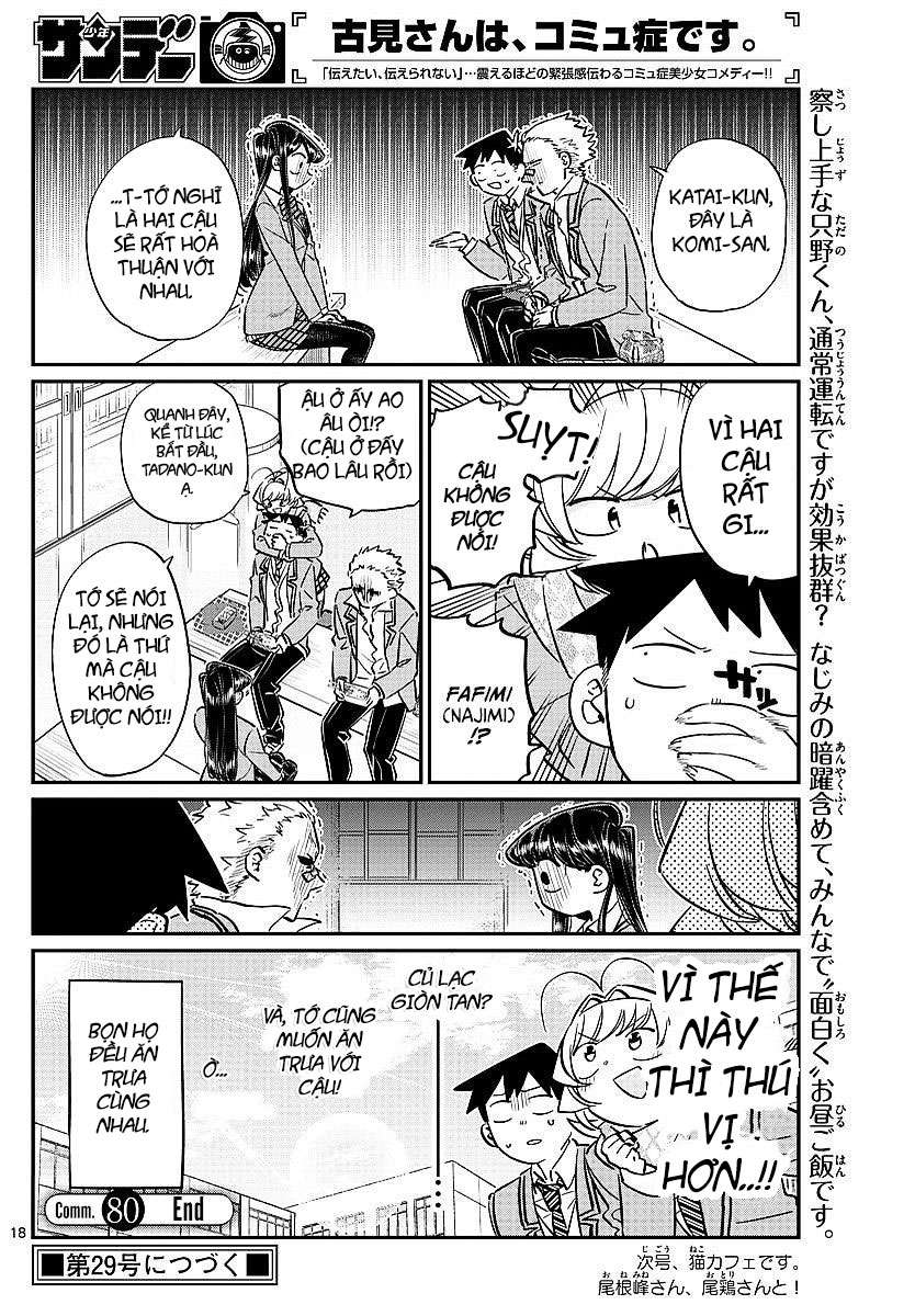 Komi-San Wa Komyushou Desu Chapter 80 - Trang 2