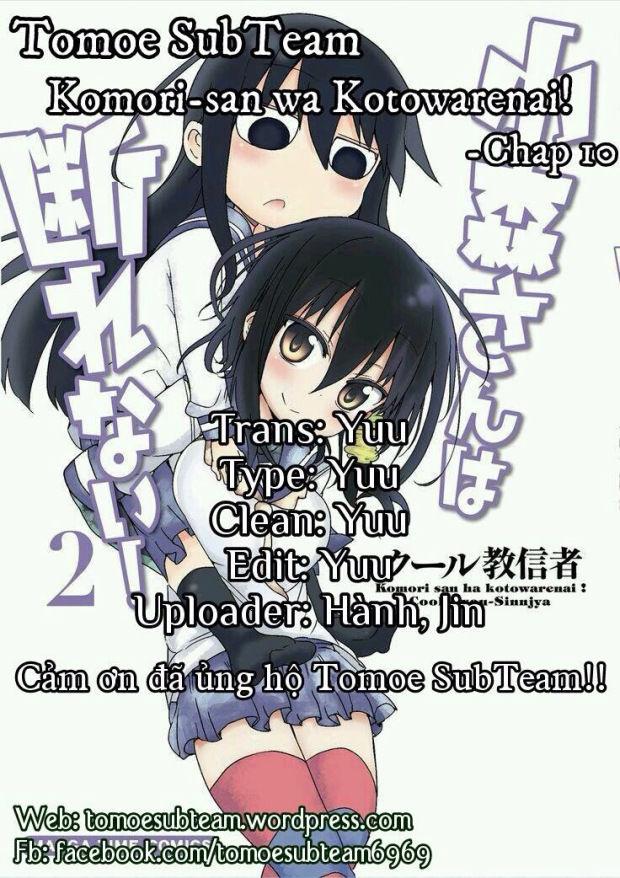 Komori-San Wa Kotowarenai Chapter 10 - Trang 2