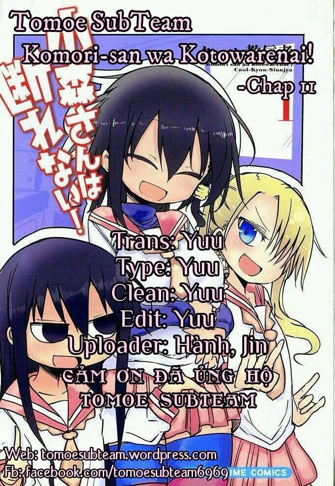 Komori-San Wa Kotowarenai Chapter 11 - Trang 2