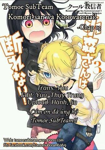 Komori-San Wa Kotowarenai Chapter 13 - Trang 2