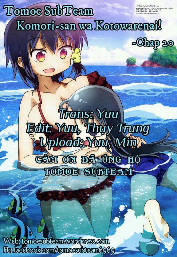 Komori-San Wa Kotowarenai Chapter 20 - Trang 2