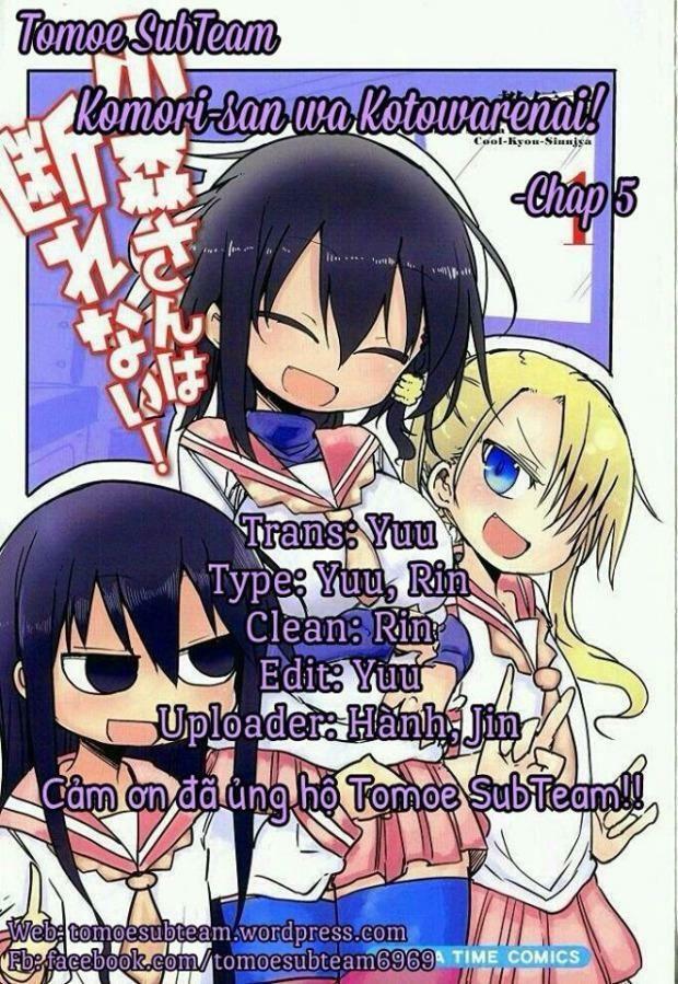 Komori-San Wa Kotowarenai Chapter 5 - Trang 2