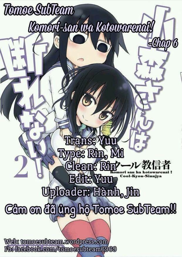 Komori-San Wa Kotowarenai Chapter 6 - Trang 2