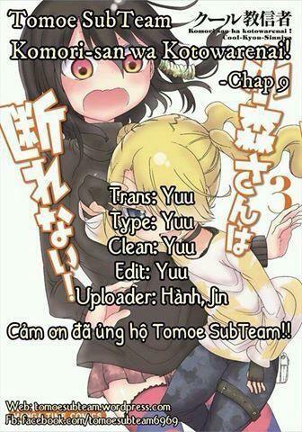 Komori-San Wa Kotowarenai Chapter 9 - Trang 2