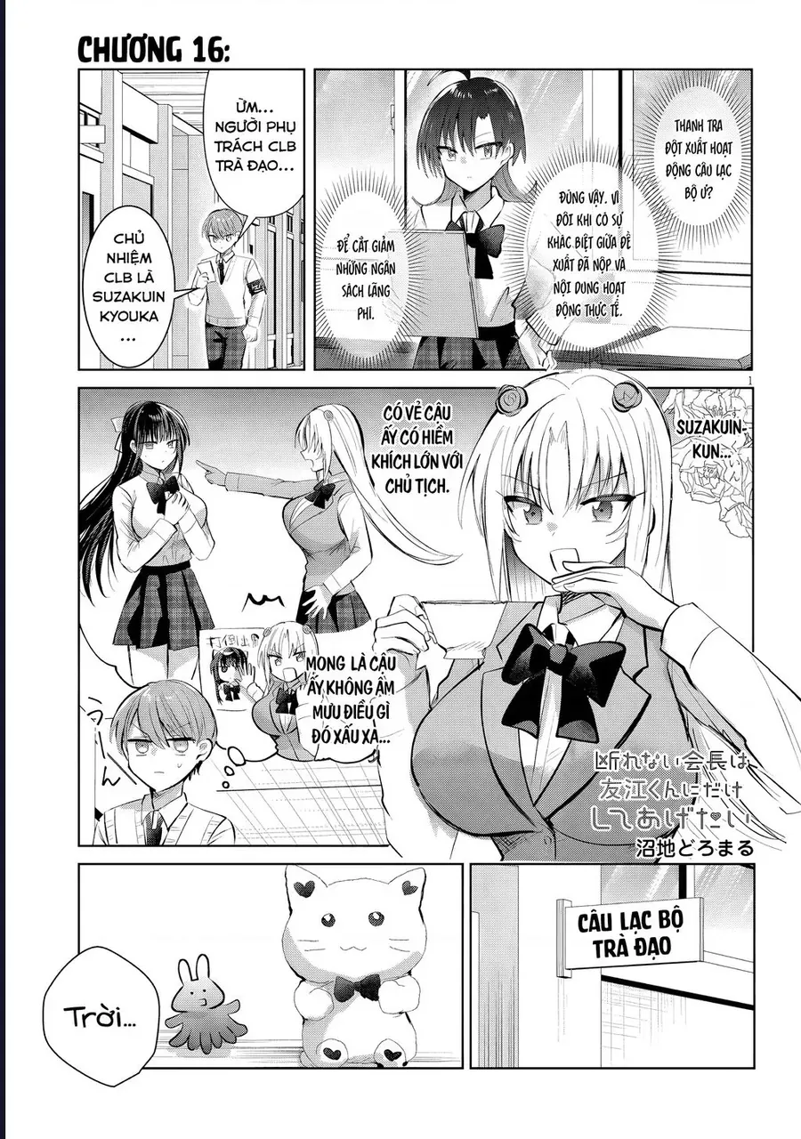 Kotowarenai Kaichou Wa Tomoe-Kun Ni Dake Shite Agetai Chapter 16 - Trang 2