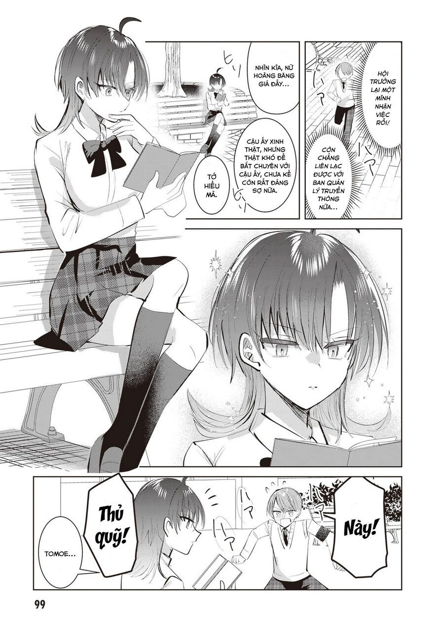 Kotowarenai Kaichou Wa Tomoe-Kun Ni Dake Shite Agetai Chapter 9 - Trang 2