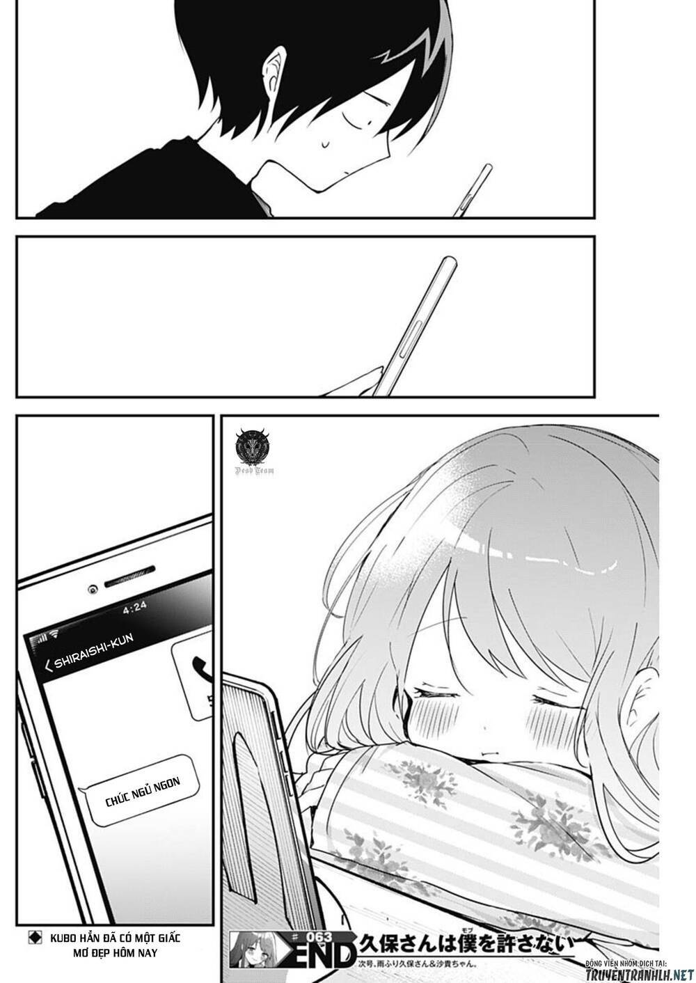 Kubo-San Wa Boku (Mobu) Wo Yurusanai Chapter 63 - Trang 2