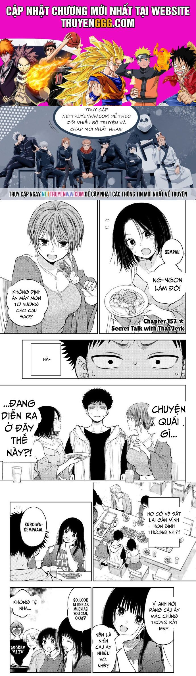 Kuroiwa Medaka Ni Watashi No Kawaii Ga Tsuujinai Chapter 157 - Trang 2