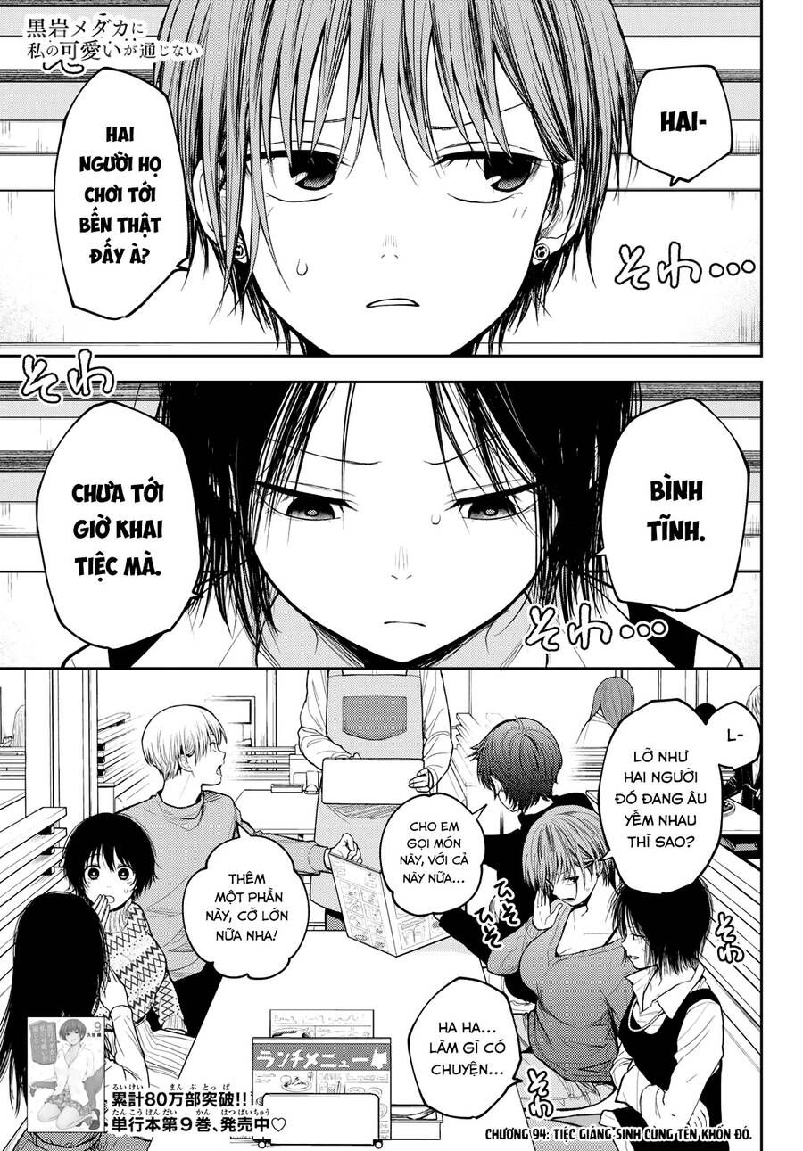 Kuroiwa Medaka Ni Watashi No Kawaii Ga Tsuujinai Chapter 94.1 - Trang 2