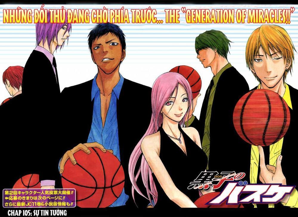 Kuroko No Basket Chapter 105 - Trang 2