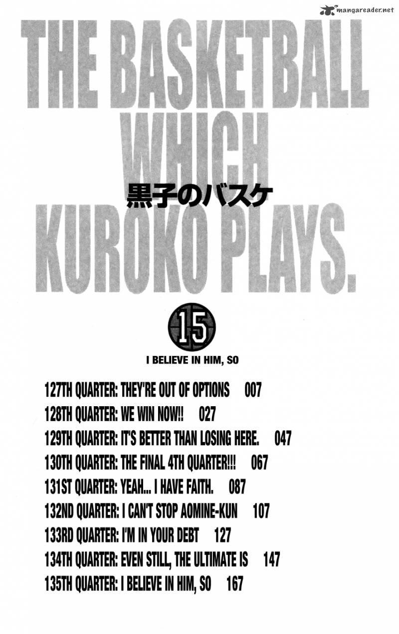 Kuroko No Basket Chapter 127 - Trang 2