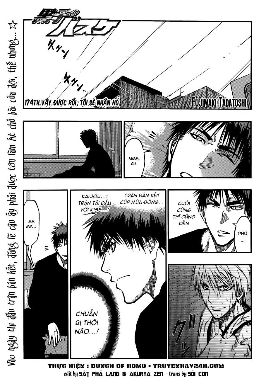 Kuroko No Basket Chapter 174 - Trang 2