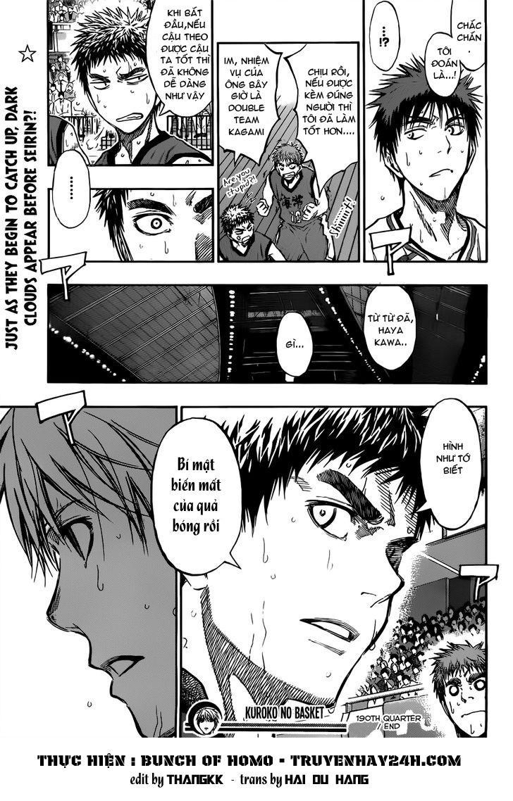Kuroko No Basket Chapter 190 - Trang 2