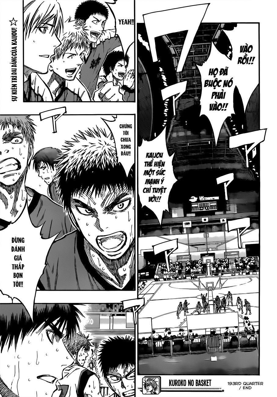 Kuroko No Basket Chapter 193 - Trang 2