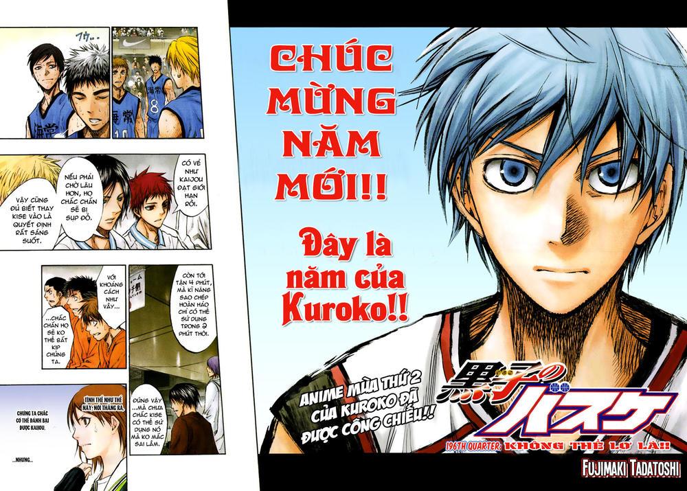 Kuroko No Basket Chapter 196 - Trang 2