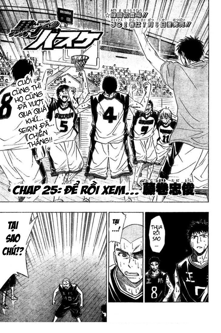 Kuroko No Basket Chapter 25 - Trang 2