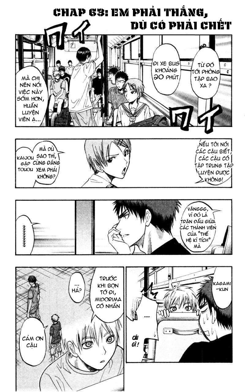 Kuroko No Basket Chapter 63 - Trang 2