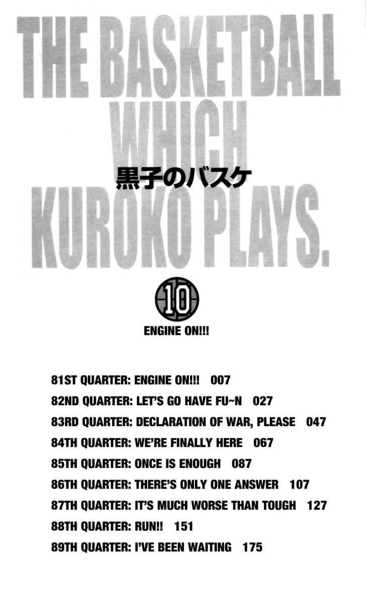 Kuroko No Basket Chapter 81 - Trang 2