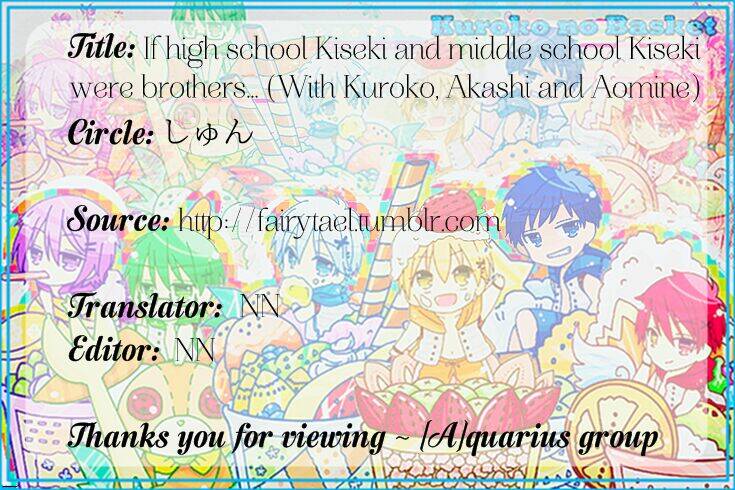 Kuroko – Tuyển Thủ Vô Hình: Short Doujinshi Chapter 101 - Trang 2