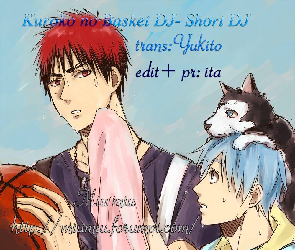 Kuroko – Tuyển Thủ Vô Hình: Short Doujinshi Chapter 2 - Trang 2