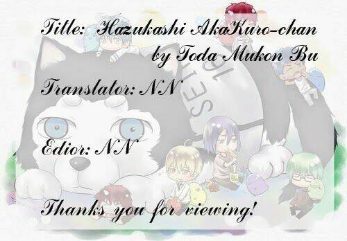 Kuroko – Tuyển Thủ Vô Hình: Short Doujinshi Chapter 23 - Trang 2