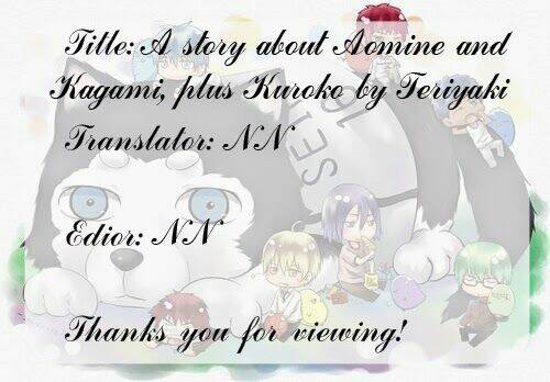 Kuroko – Tuyển Thủ Vô Hình: Short Doujinshi Chapter 8 - Trang 2