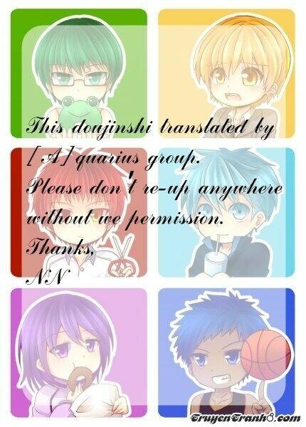 Kuroko – Tuyển Thủ Vô Hình: Short Doujinshi Chapter 83 - Trang 2