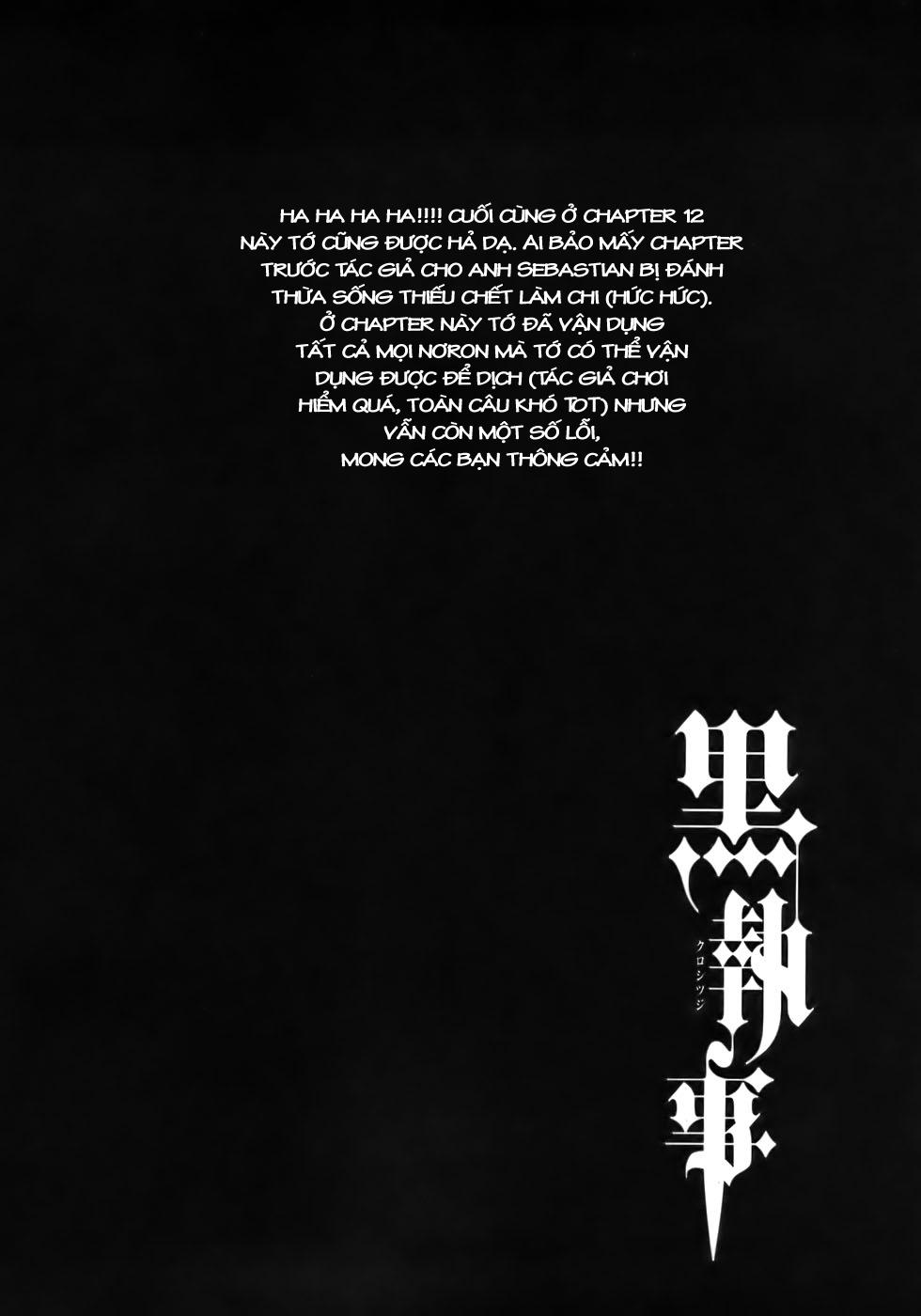 Kuroshitsuji Chapter 12 - Trang 2