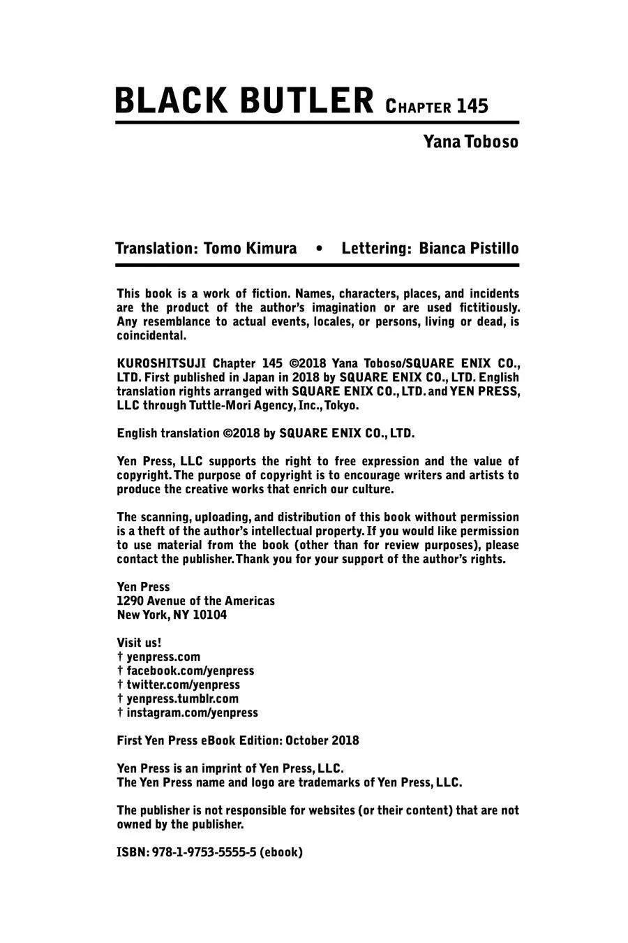 Kuroshitsuji Chapter 145 - Trang 2