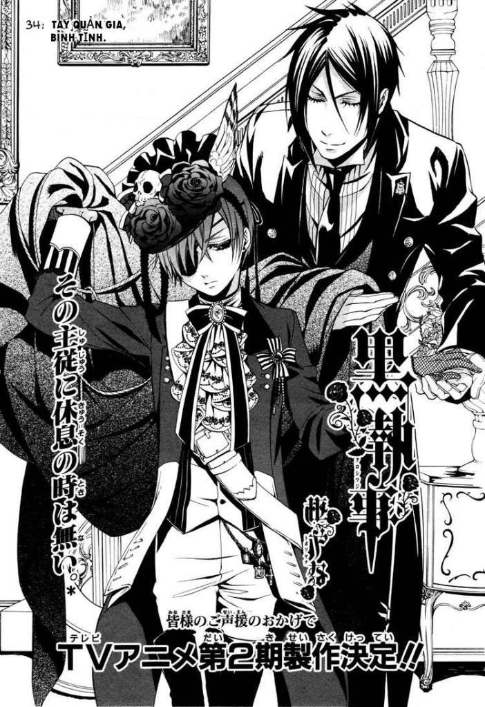 Kuroshitsuji Chapter 34 - Trang 2
