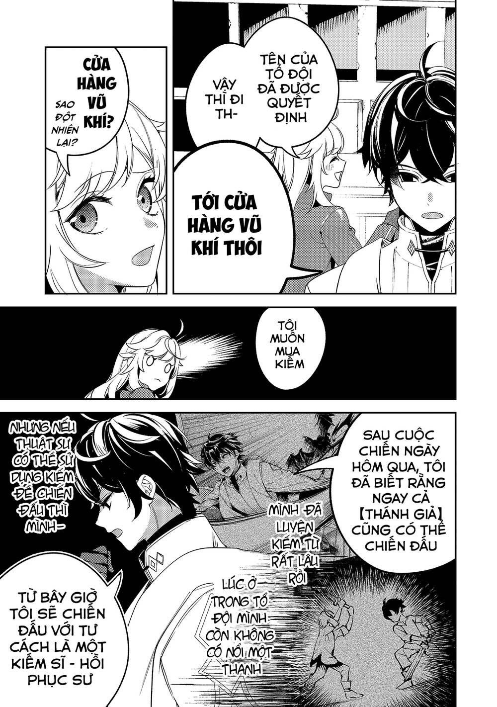 Kurotonbi No Seija ~Tsuihou Sareta Kaifuku Jutsushi Wa, Ariamaru Maryoku De Yami Mahou Wo Kiwameru Chapter 3 - Trang 2