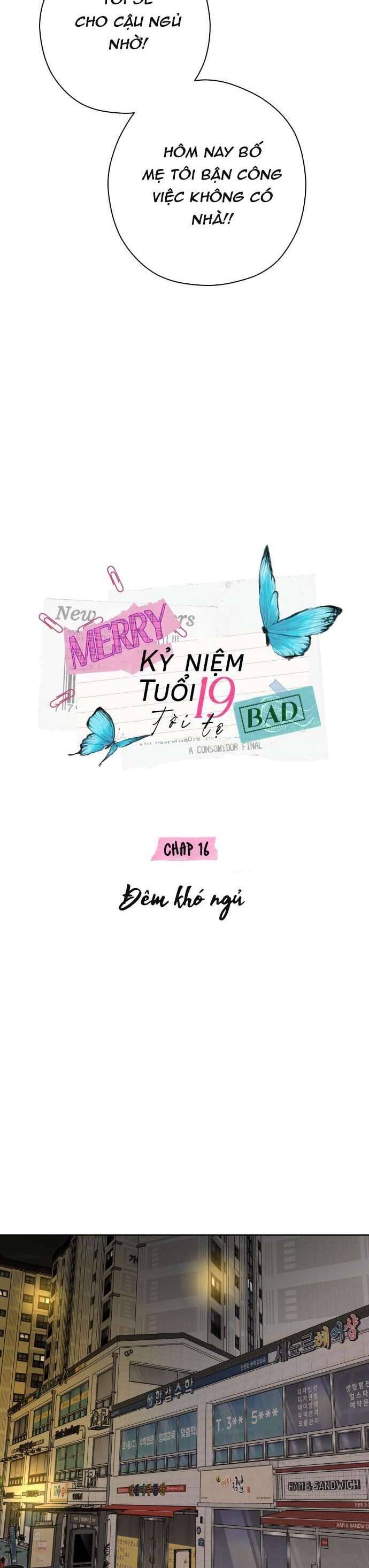 Kỷ Niệm Tuổi 19 Tồi Tệ Chapter 16 - Trang 2