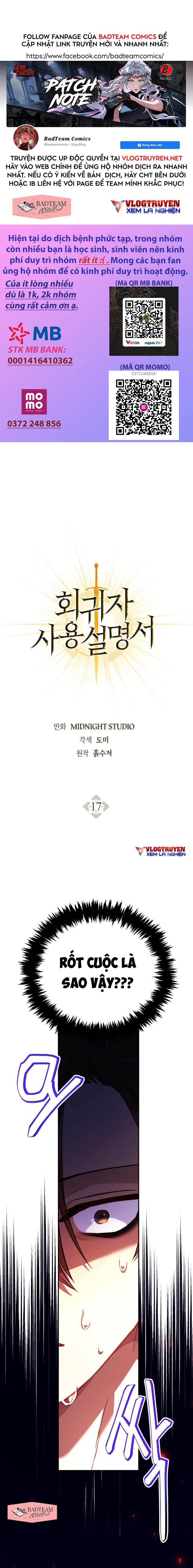 Ký Sự Hồi Quy Chapter 17 - Trang 2