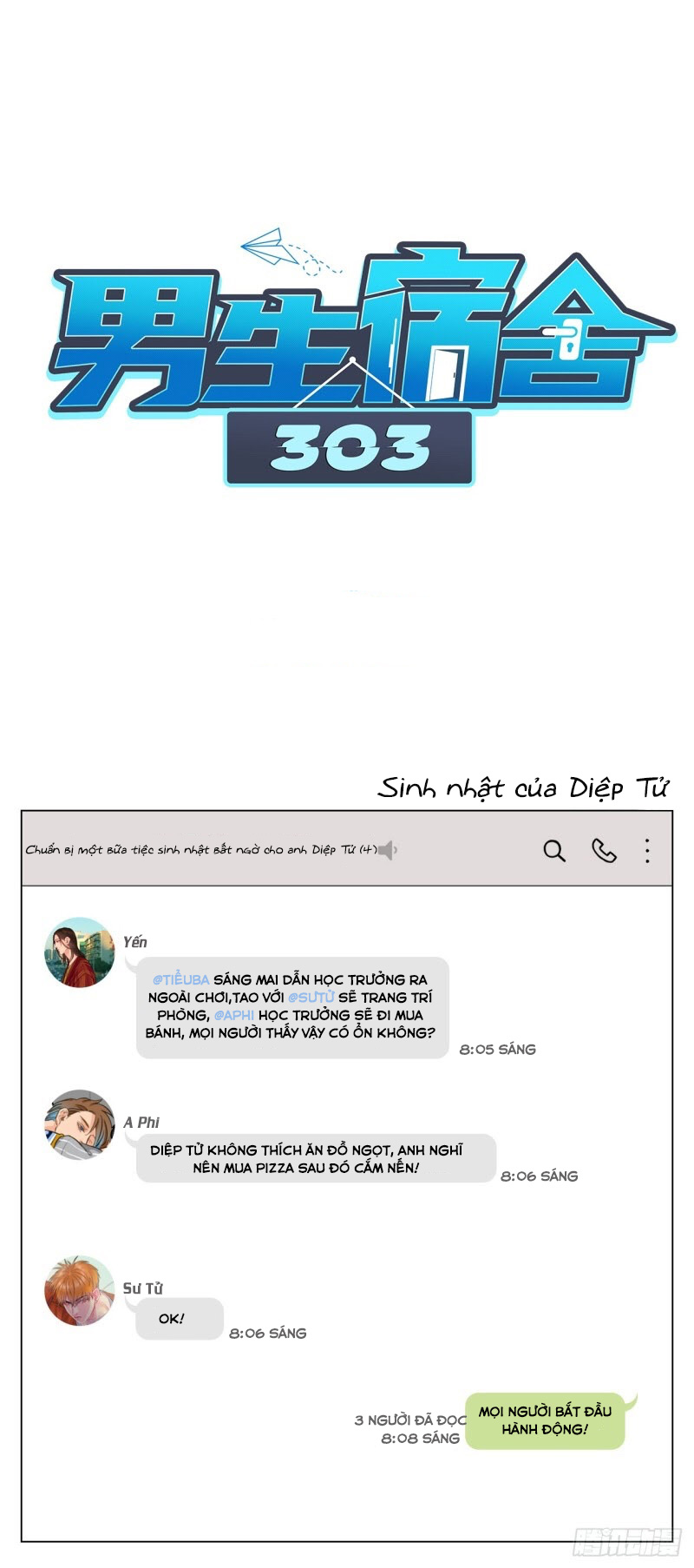 Ký Túc Xá Nam Phòng 303 Chapter 16 - Trang 2