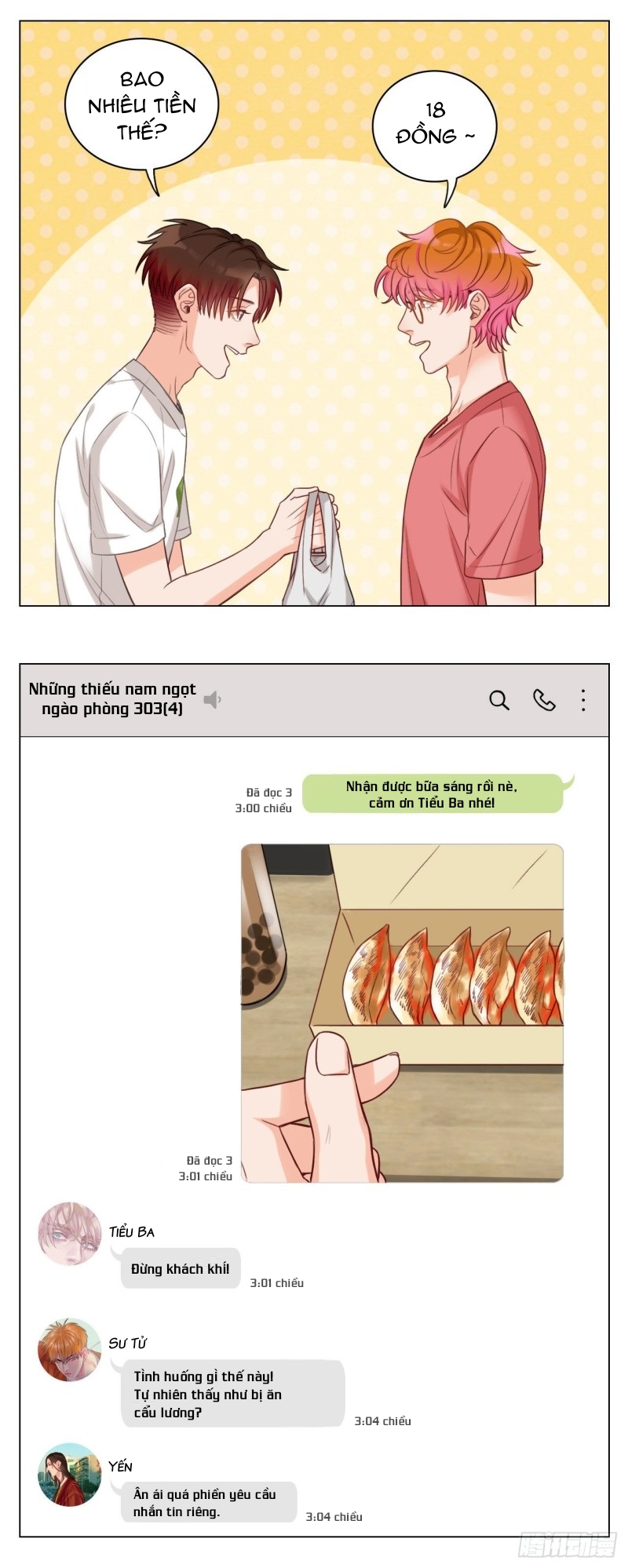 Ký Túc Xá Nam Phòng 303 Chapter 25 - Trang 2