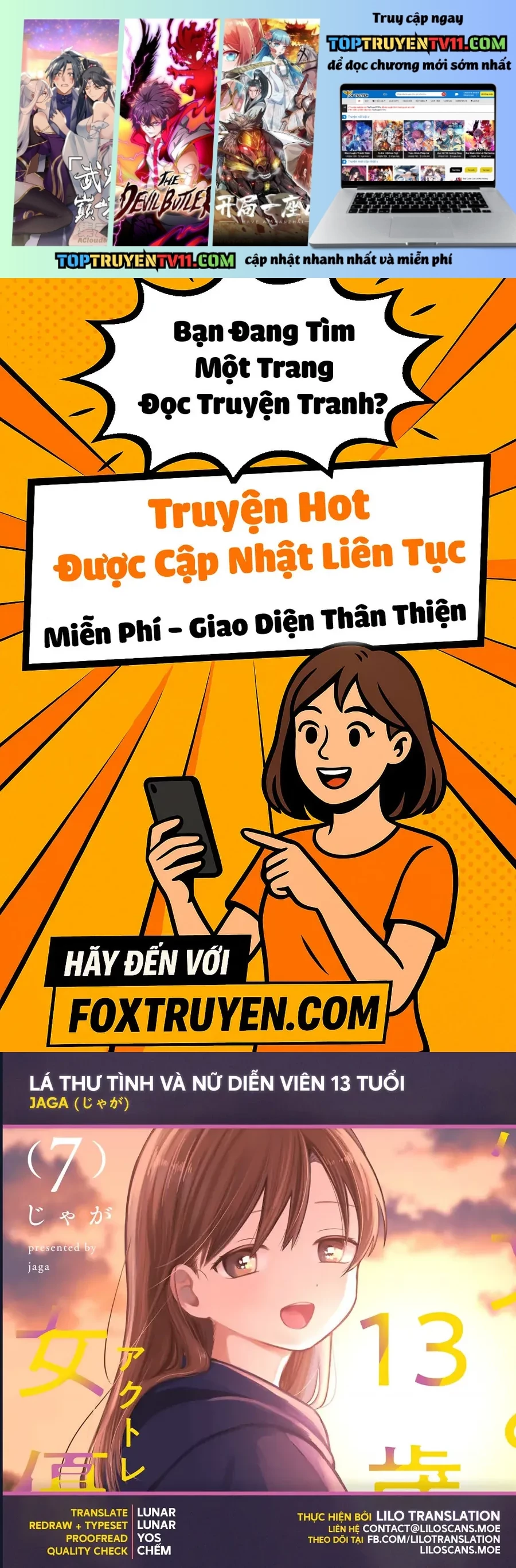 Lá Thư Tình Và Nữ Diễn Viên 13 Tuổi Chapter 36 - Trang 2