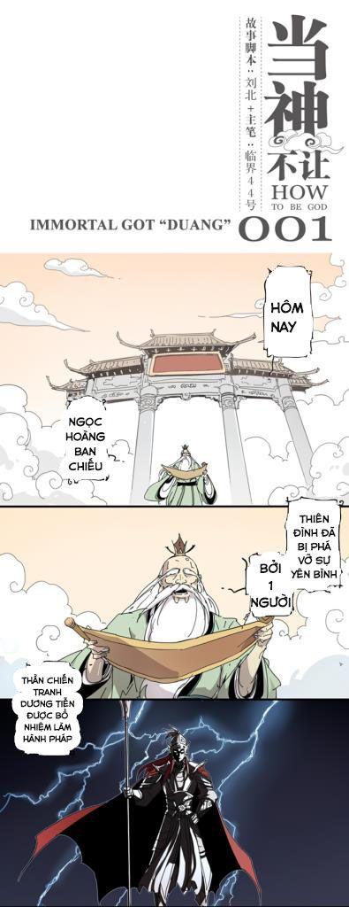 Làm Cách Nào Để Trở Lại Làm Thần Chapter 1 - Trang 2