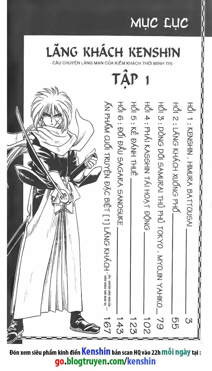 Lãng Khách Kenshin Chapter 1 - Trang 2