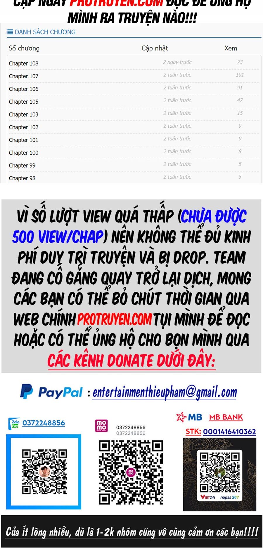 Lãng Tiên Kỳ Đàm Chapter 109 - Trang 2