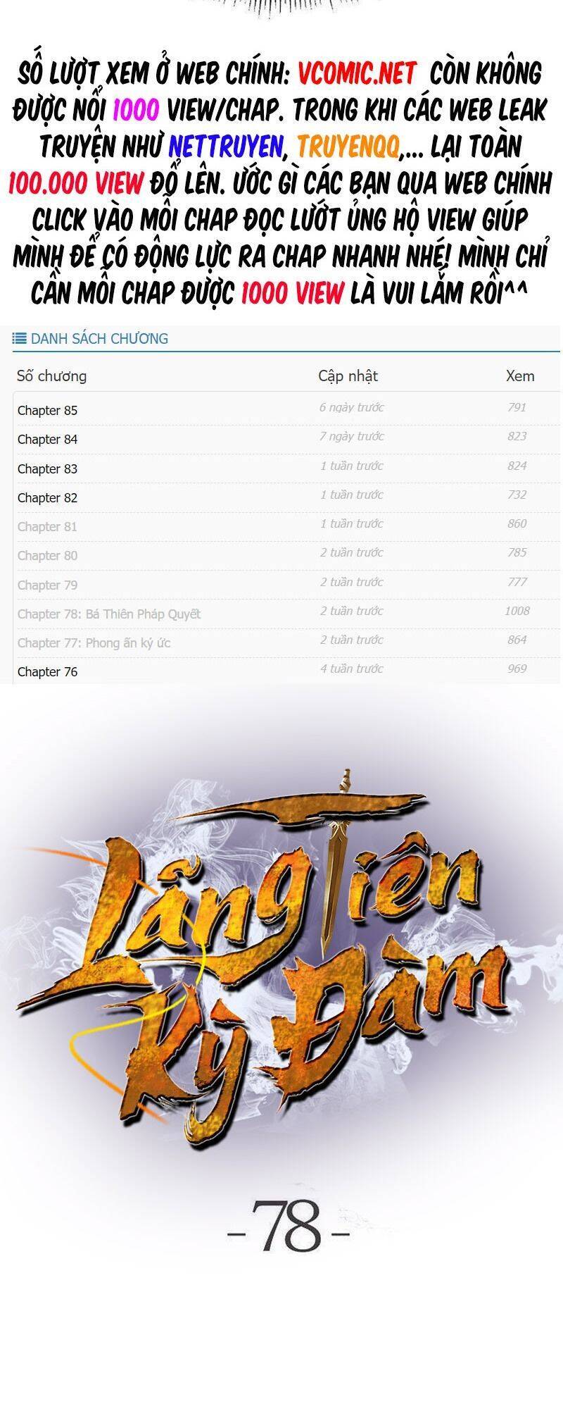 Lãng Tiên Kỳ Đàm Chapter 78 - Trang 2