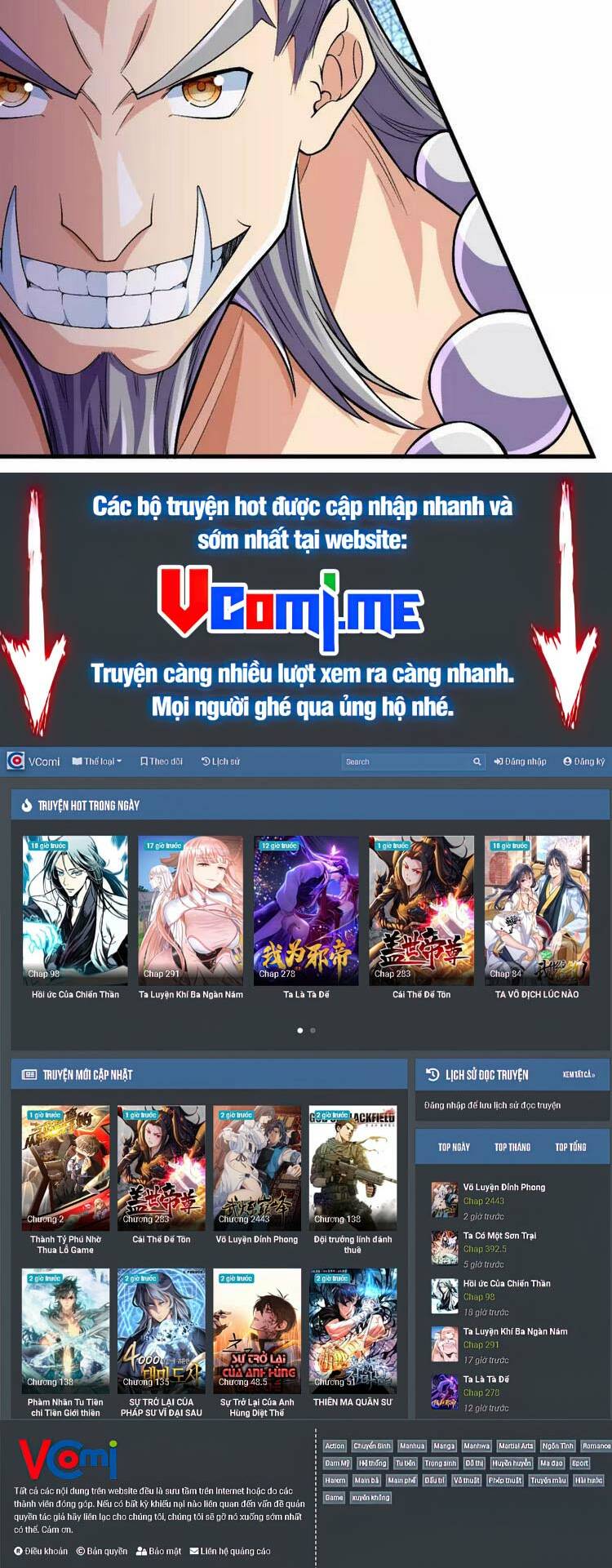 Lão Tổ Luyện Thể Mạnh Nhất Lịch Sử Chapter 116 - Trang 2