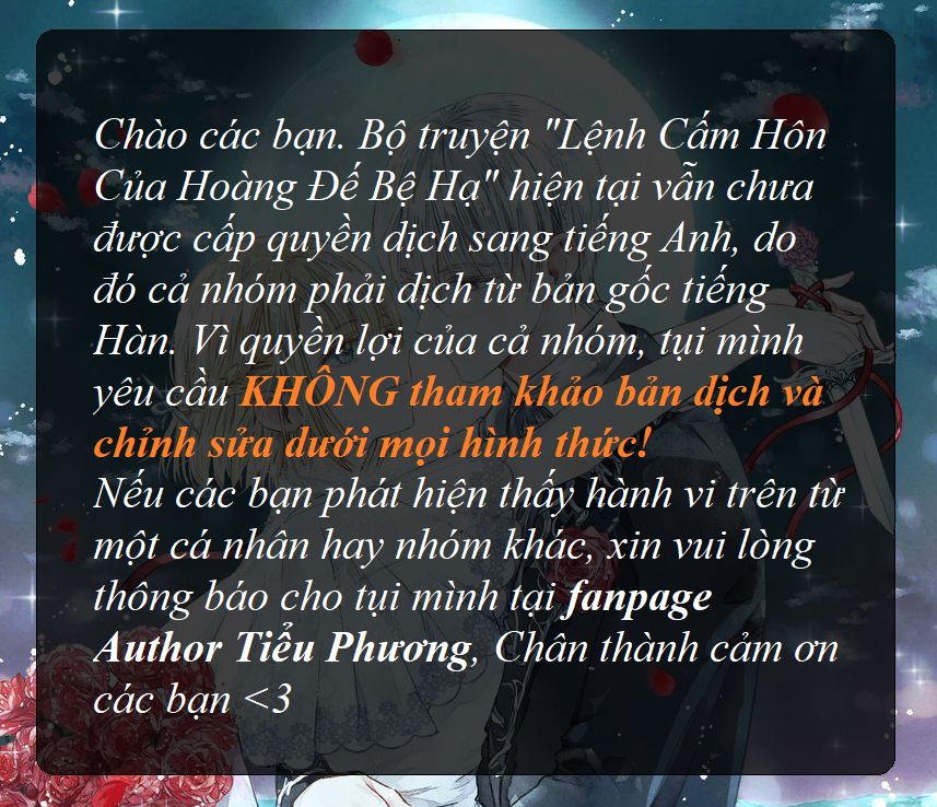 Lệnh Cấm Hôn Của Hoàng Đế Bệ Hạ Chapter 1 - Trang 2