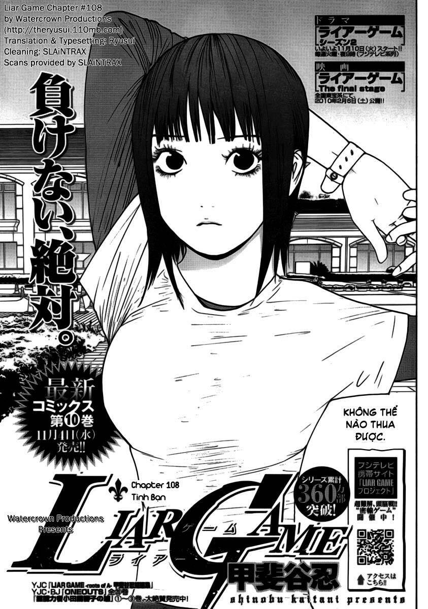 Liar Game Chapter 108 - Trang 2