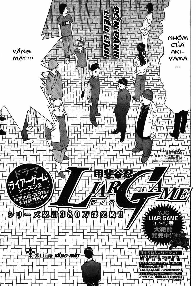 Liar Game Chapter 115 - Trang 2